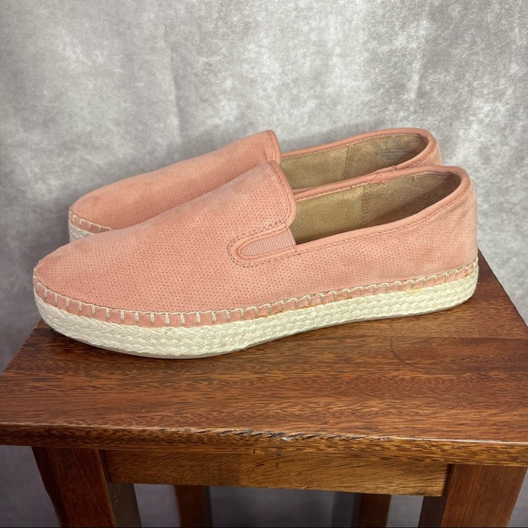Dr  Scholls Faux Suede “Far Out” Platform Espadrille Sip-On Size 10M - Picture 1 of 15